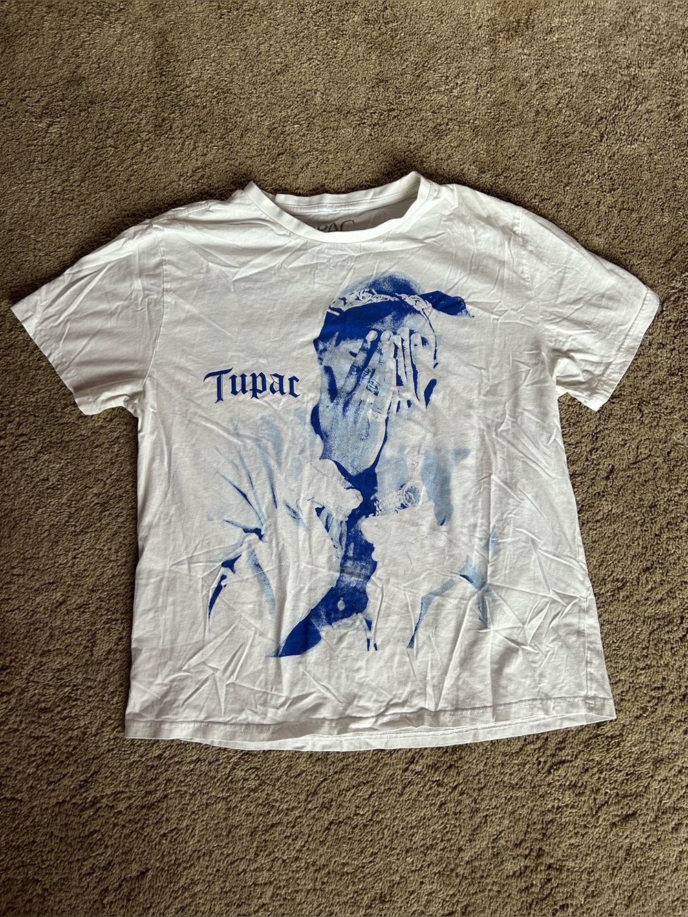 Tupac Graphic Tee in white